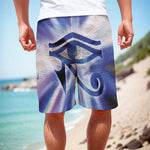 Egyptian Eye Of Horus Print Men's Cargo Shorts