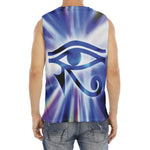 Egyptian Eye Of Horus Print Men's Fitness Tank Top