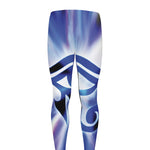 Egyptian Eye Of Horus Print Men's leggings