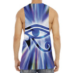 Egyptian Eye Of Horus Print Men's Muscle Tank Top