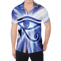 Egyptian Eye Of Horus Print Men's Shirt