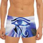 Egyptian Eye Of Horus Print Men's Short Boxer Briefs
