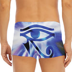 Egyptian Eye Of Horus Print Men's Short Boxer Briefs