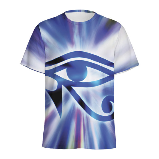 Egyptian Eye Of Horus Print Men's Sports T-Shirt