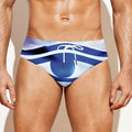 Egyptian Eye Of Horus Print Men's Swim Briefs