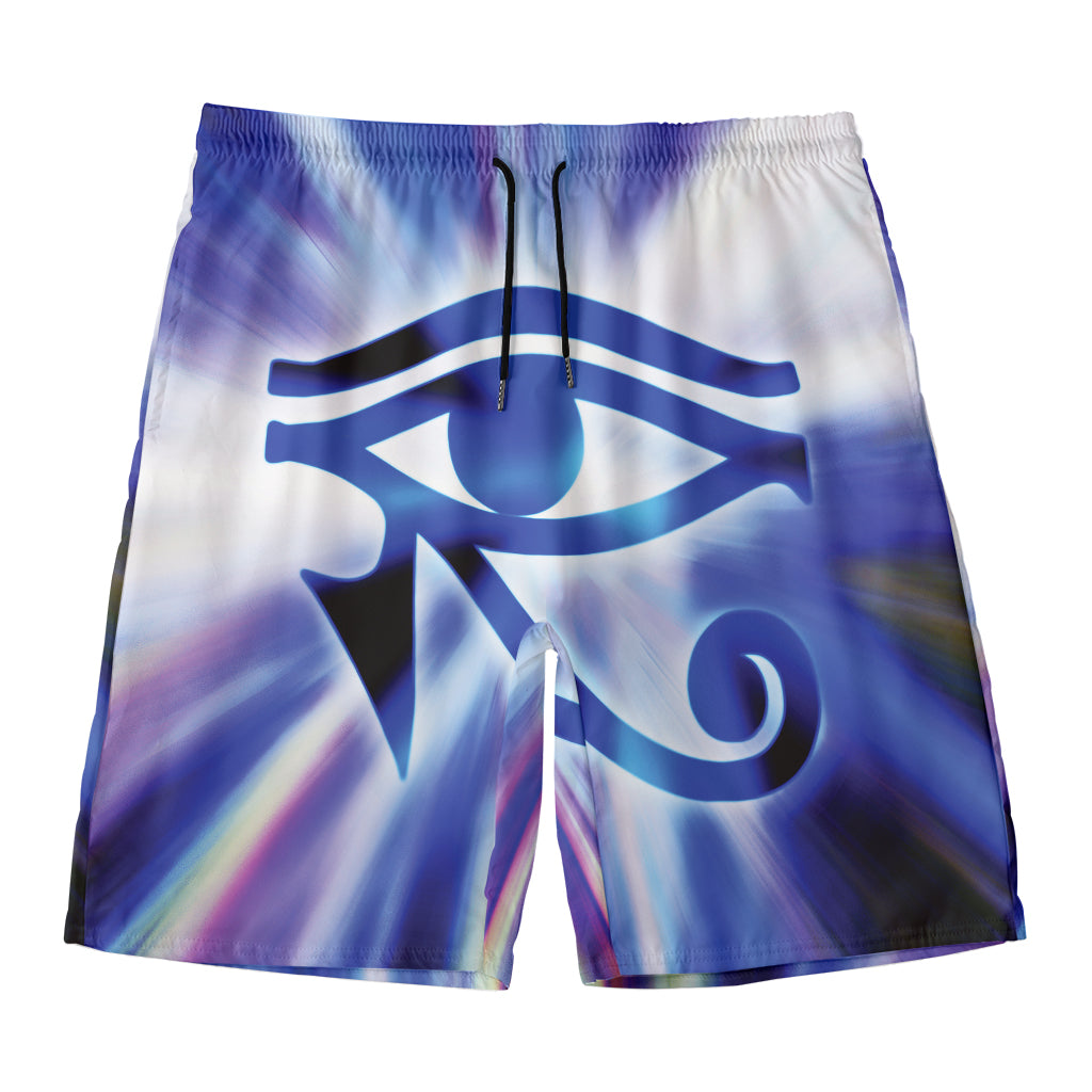 Egyptian Eye Of Horus Print Men's Swim Trunks