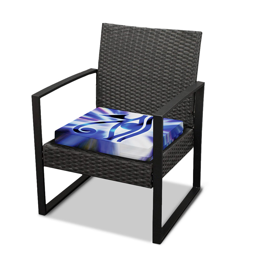 Egyptian Eye Of Horus Print Outdoor Seat Cushion Cover