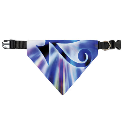 Egyptian Eye Of Horus Print Over The Collar Dog Bandana