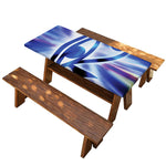 Egyptian Eye Of Horus Print Picnic Table Cover