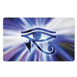 Egyptian Eye Of Horus Print Polyester Doormat