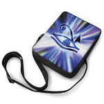 Egyptian Eye Of Horus Print Rectangular Crossbody Bag