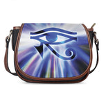 Egyptian Eye Of Horus Print Saddle Bag