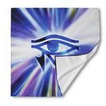 Egyptian Eye Of Horus Print Silk Bandana