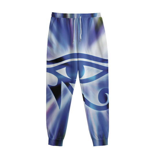 Egyptian Eye Of Horus Print Sweatpants