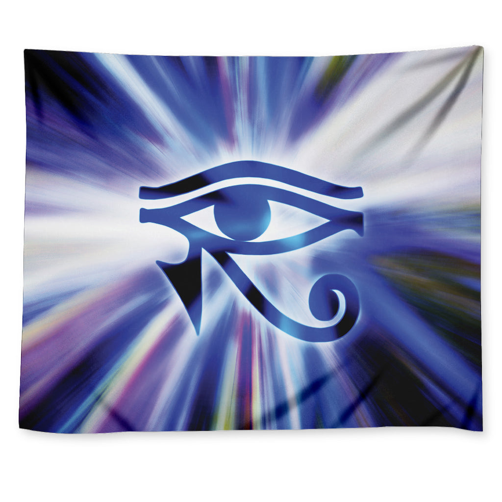 Egyptian Eye Of Horus Print Tapestry