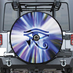 Egyptian Eye Of Horus Print Tire Cover With Camera Hole