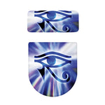 Egyptian Eye Of Horus Print Toilet Lid And Tank Cover Set