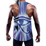 Egyptian Eye Of Horus Print Training Tank Top