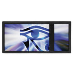 Egyptian Eye Of Horus Print Trifold Wallet