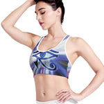 Egyptian Eye Of Horus Print Women's Sports Bra