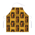 Egyptian Gods And Hieroglyphs Print Adjustable Apron