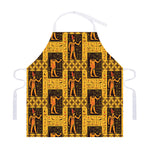 Egyptian Gods And Hieroglyphs Print Adjustable Apron