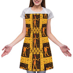 Egyptian Gods And Hieroglyphs Print Adjustable Apron