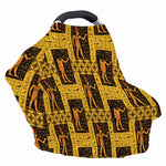 Egyptian Gods And Hieroglyphs Print Baby Seat Cover