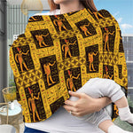 Egyptian Gods And Hieroglyphs Print Baby Seat Cover