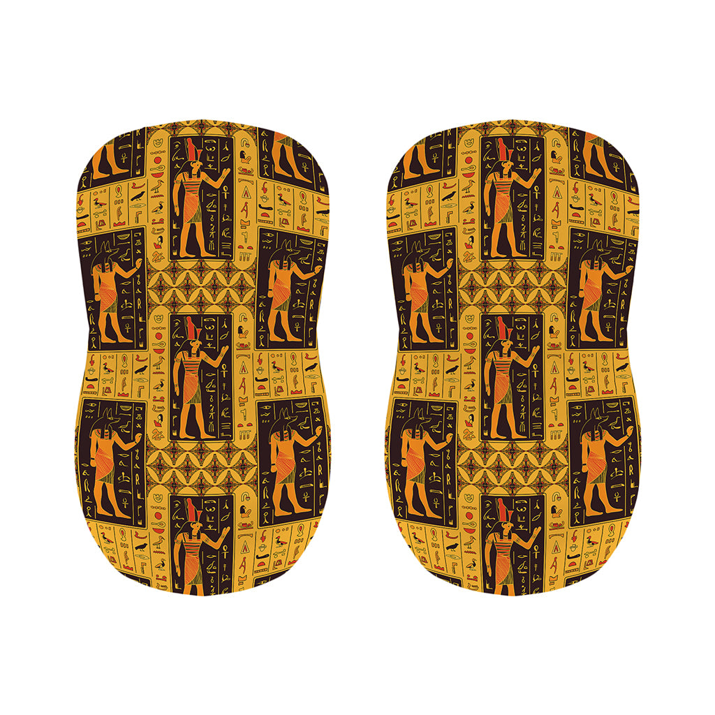 Egyptian Gods And Hieroglyphs Print Bar Stool Covers