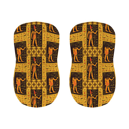 Egyptian Gods And Hieroglyphs Print Bar Stool Covers