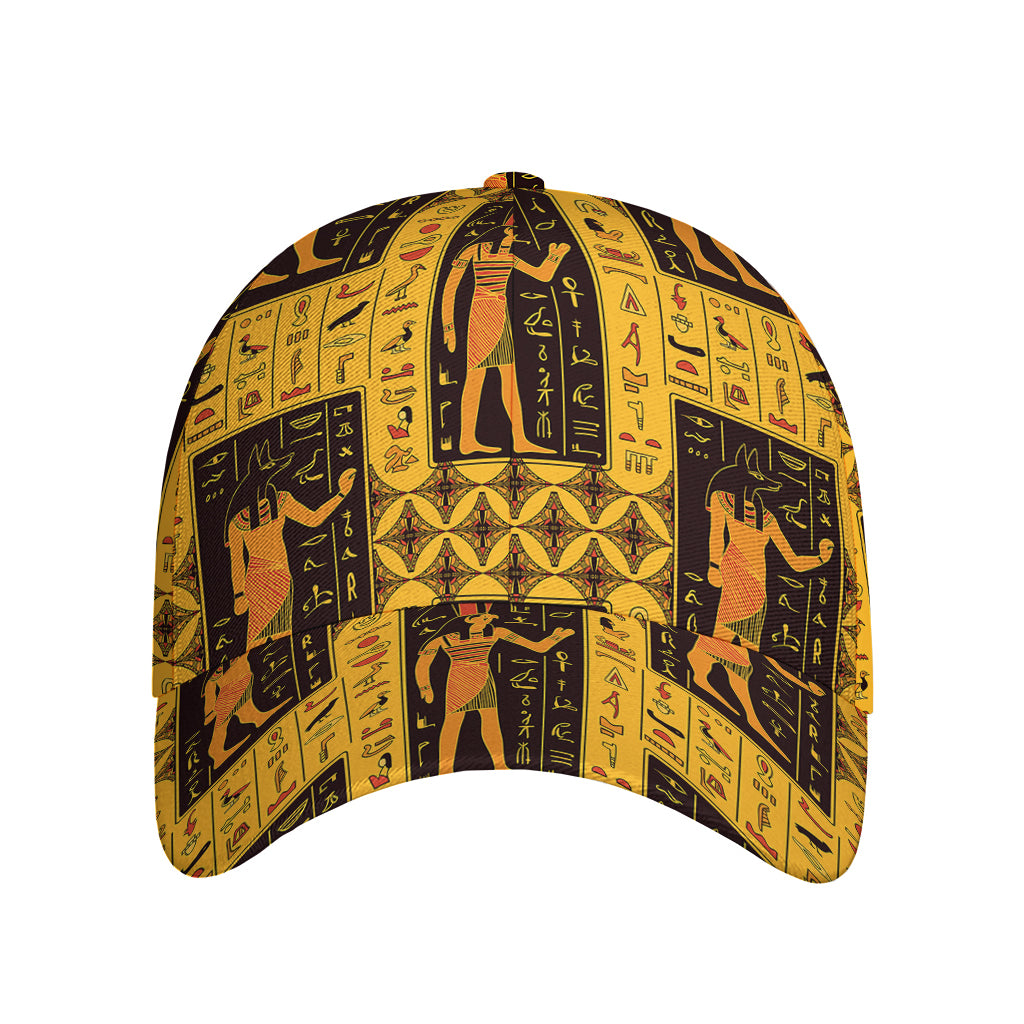 Egyptian Gods And Hieroglyphs Print Baseball Cap