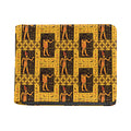 Egyptian Gods And Hieroglyphs Print Bifold Wallet
