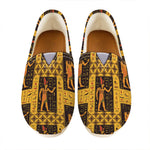 Egyptian Gods And Hieroglyphs Print Casual Shoes