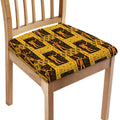 Egyptian Gods And Hieroglyphs Print Chair Cushion Cover