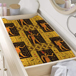 Egyptian Gods And Hieroglyphs Print Changing Pad Cover