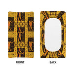 Egyptian Gods And Hieroglyphs Print Changing Pad Cover