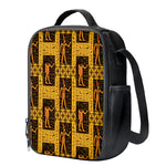 Egyptian Gods And Hieroglyphs Print Crossbody Lunch Bag