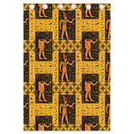 Egyptian Gods And Hieroglyphs Print Curtain