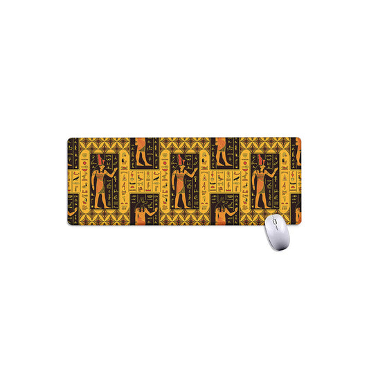 Egyptian Gods And Hieroglyphs Print Extended Mouse Pad
