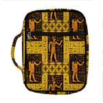 Egyptian Gods And Hieroglyphs Print Front Pocket Bible Bag