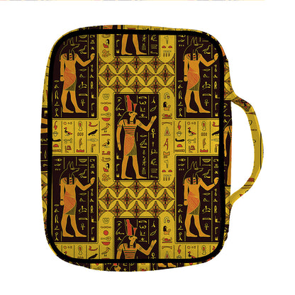 Egyptian Gods And Hieroglyphs Print Front Pocket Bible Bag