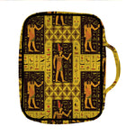 Egyptian Gods And Hieroglyphs Print Front Pocket Bible Bag