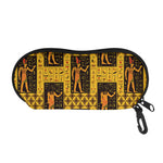 Egyptian Gods And Hieroglyphs Print Glasses Case