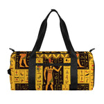 Egyptian Gods And Hieroglyphs Print Gym Bag