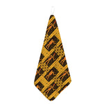 Egyptian Gods And Hieroglyphs Print Hand Towel