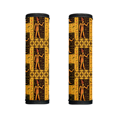 Egyptian Gods And Hieroglyphs Print Handle Covers