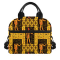 Egyptian Gods And Hieroglyphs Print Insulated Lunch Bag
