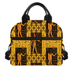 Egyptian Gods And Hieroglyphs Print Insulated Lunch Bag