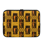 Egyptian Gods And Hieroglyphs Print Laptop Sleeve